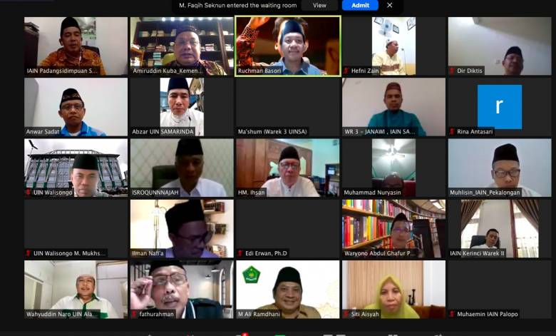 Doa Kebangsaan: Dirjen Pendis Kemenag Ajak Civitas Akademika PTKI Perbanyak Pray From Home